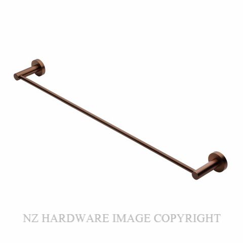 HEIRLOOM AUTR600BC AURA TOWEL RAIL 600MM BRUSHED COPPER