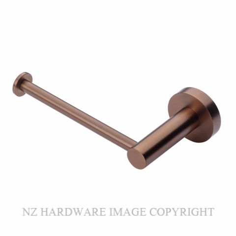 HEIRLOOM AUTRNBC AURA TOILET ROLL HOLDER BRUSHED COPPER