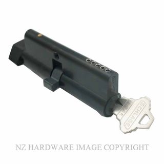 SCHLAGE SRP33043B 77MM 5P KD 45-32 EURO KEY-TURN CYLINDER MATT BLACK