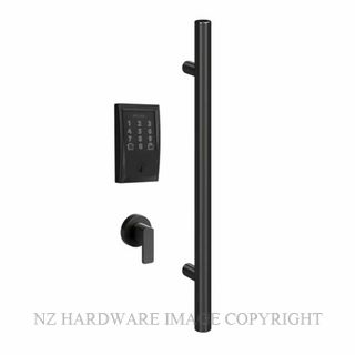SCHLAGE SRS67 CORFU ENCODE TURN LATCH ENTRY DOOR SET
