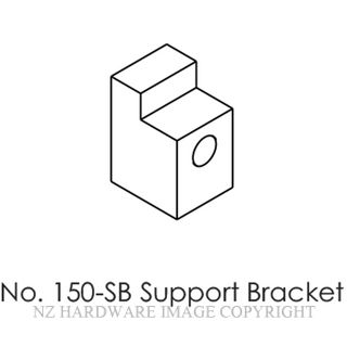 BRIO 150-SB SUPPORT BRACKET SATIN STAINLESS