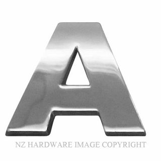 MARKIT GRAPHICS 303D 30MM 3D LETTER A SA CHROME PLATE