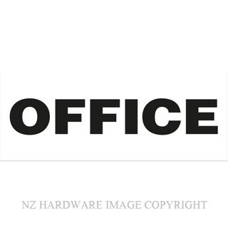 MARKIT GRAPHICS BS716 OFFICE SIGN 330X130MM BLACK ON WHITE