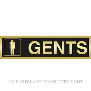 MARKIT GRAPHICS DLS250 GENTS SIGN SA GOLD ON BLACK