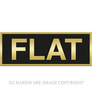 MARKIT GRAPHICS DLS253 FLAT SIGN SA GOLD ON BLACK