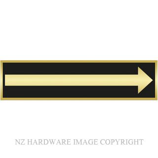 MARKIT GRAPHICS DLS505 ARROW SYMBOL SIGN SA GOLD ON BLACK