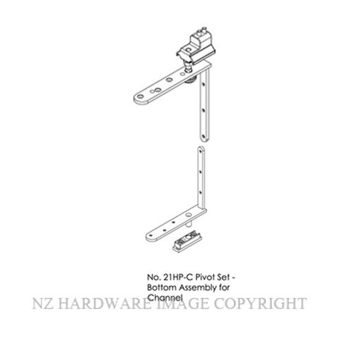 BRIO 21HP-C PIVOT SET 75KG FOR CHANNEL