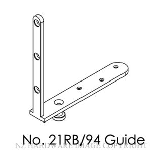 BRIO 21RB/94 GUIDE CORNER FIX SS SATIN STAINLESS