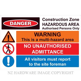 MARKIT GRAPHICS PVCI1245 SITE SAFE 1 900X600MM
