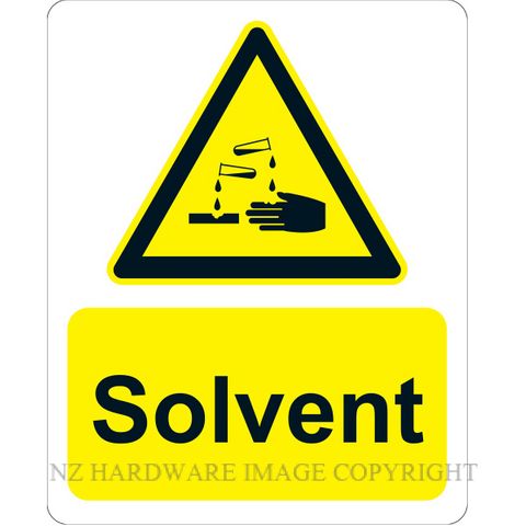 MARKIT GRAPHICS PVCI1273 SOLVENT 240X300MM BLACK ON YELLOW