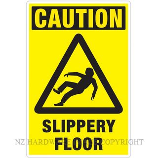 MARKIT GRAPHICS PVCI926 CAUTION SLIPPERY FLOOR 200X300MM