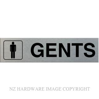 MARKIT GRAPHICS SSS2 GENTS SIGN SA BLACK ON SILVER