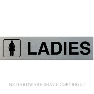 MARKIT GRAPHICS SSS3 LADIES SIGN SA BLACK ON SILVER