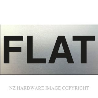 MARKIT GRAPHICS SSS6 FLAT SIGN SA BLACK ON SILVER