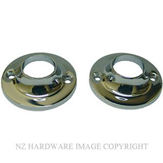 MILES NELSON 030 FLANGES ROUND 19MM CHROME PLATE