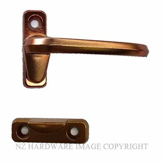 MILES NELSON 055 SPLIT RAIL FASTENER RH FLORENTINE BRONZE