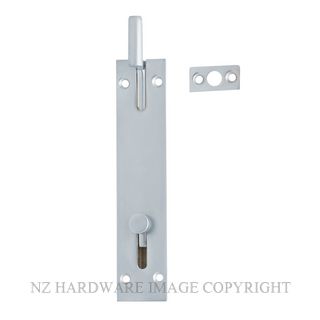MILES NELSON FLUSH SLIDE NECKED BOLT 216 100MM  SATIN CHROME