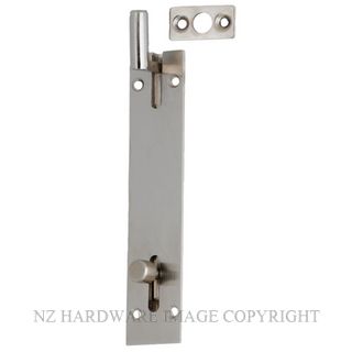 MILES NELSON FLUSH SLIDE NECKED BOLT 216 08 X 100 SATIN NICKEL