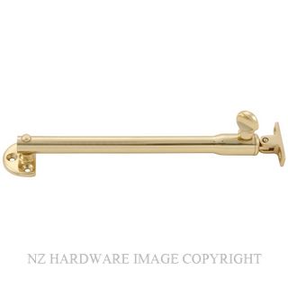 MILES NELSON 246 TELESCOPIC STAY 245MM  POLISHED BRASS