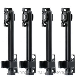 MILES NELSON 250 SECURITY STAY BLK FOR ALUM 4 PK BLACK