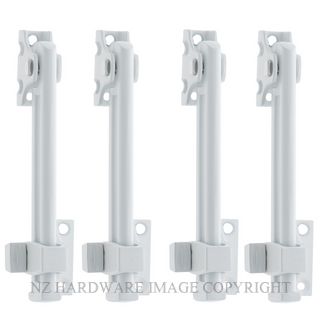 MILES NELSON 250 SECURITY STAY WH FOR ALUM 4 PK WHITE