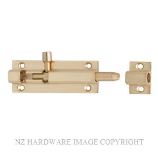MILES NELSON 262 SOCKET BOLT 08 X 75 POLISHED BRASS