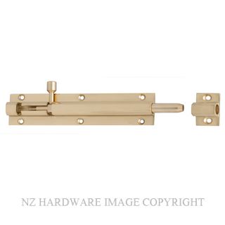MILES NELSON 262 SOCKET BOLT 10 X 150 POLISHED BRASS