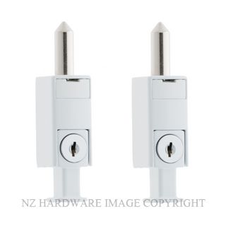 MILES NELSON 282 SECURITY MINI BOLT  2 PK WHITE