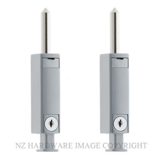 MILES NELSON 281 SECURITY PATIO BOLT 2 PK SATIN CHROME