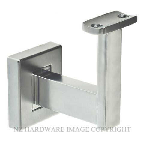 MILES NELSON 410 SQUARE BANNISTER BRACKET SATIN CHROME