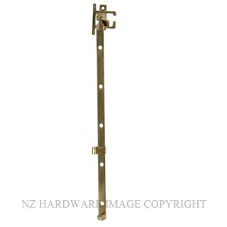 MILES NELSON 463 CASEMENT STAY 300MM POLISHED BRASS