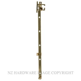MILES NELSON 463BR350B CASEMENT STAY 350MM POLISHED BRASS