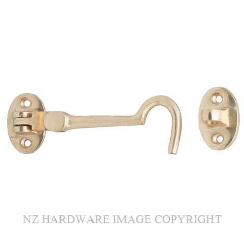 MILES NELSON 476 CABIN HOOKS POLISHED BRASS