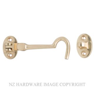 MILES NELSON 476 CABIN HOOK 08 X 70  POLISHED BRASS