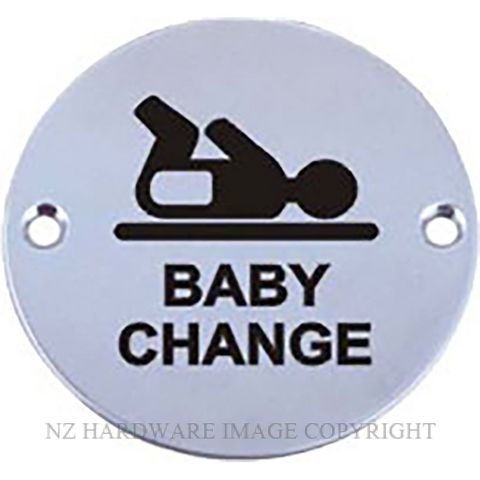 MILES NELSON 503PPTBC SIGN BABY CHANGE STAINLESS STEEL