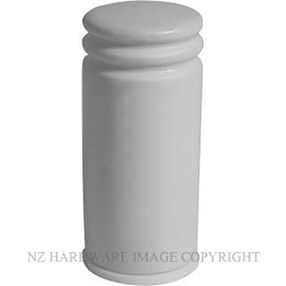 MILES NELSON 605 DOOR STOP PLASTIC CUSHION TYPE CF PLASTIC WHITE