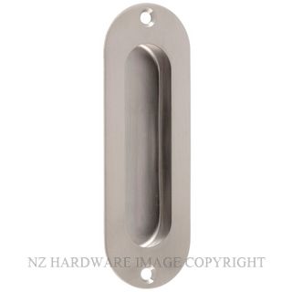 MILES NELSON 712 FLUSH PULL 120X 40MM RND EDGE SF STAINLESS STEEL