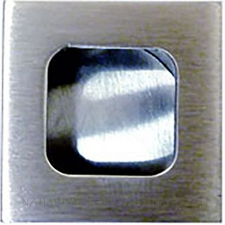 MILES NELSON 748SS26 FLUSH FINGER PULL SQUARE 26MM STAINLESS STEEL