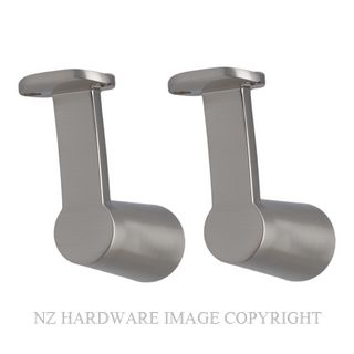 MILES NELSON 810 BANNISTER BRACKETS PR LESS BASE SATIN NICKEL