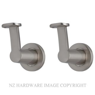 MILES NELSON 810 BANNISTER BRACKETS PR WITH BASE SATIN NICKEL