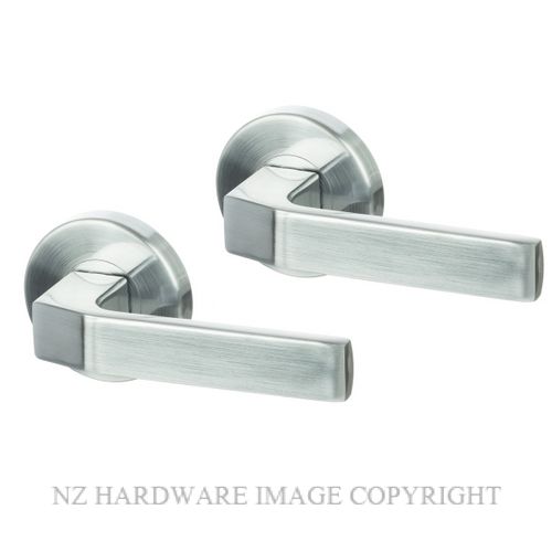 Myles Passage Lever Polished Nickel - Square Rosette Left Handed - Handles  & More