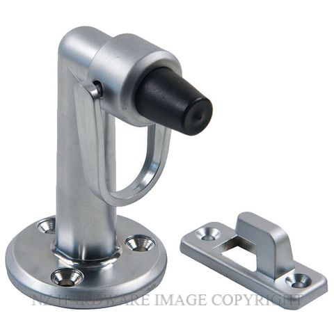 NZHDH5626 SC FLOOR MOUNTED HOOK BACK STOP SATIN CHROME