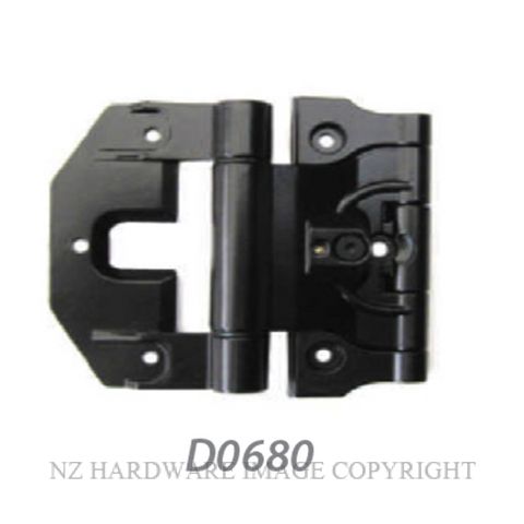 NZHHD0680 HINGE - ALTHERM & VANTAGE 100MM ALU DOOR BLACK