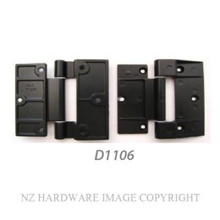 NZHHD1106 HINGE - VISTALITE/NEBULITE 90MM BLACK