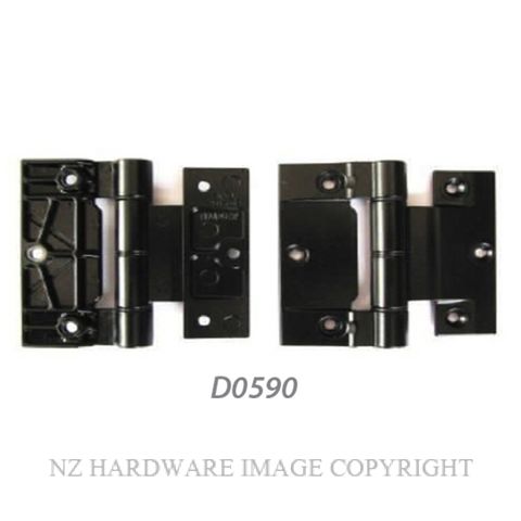 NZHHD0590 HINGE - ALTHERM & VANTAGE 100MM TIM DOOR BLACK