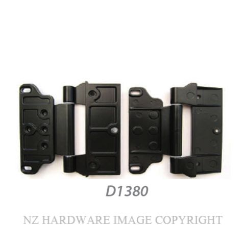 NZHHD1380 HINGE - FAIRVIEW 105MM ALU DOOR BLACK