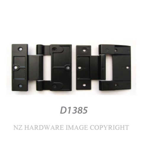NZHHD1385 HINGE - FAIRVIEW 90MM ALU & TIM DOOR BLACK