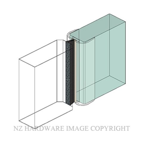RAVEN RP42 GLASS SEAL 15MM 3000MM POLYCARBONATE