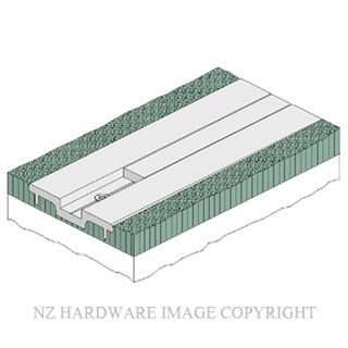 RAVEN RP66 THRESHOLD PLATE 1000MM CLEAR ANODISED