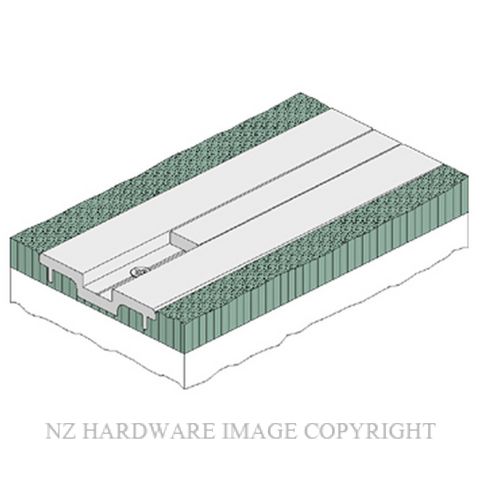 RAVEN RP66 FLUSH FITTING THRESHOLD PLATE